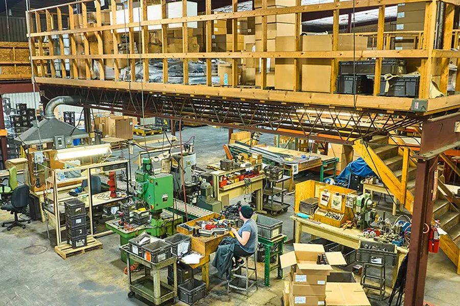 Industrial fasteners prepared for a custom kitting program