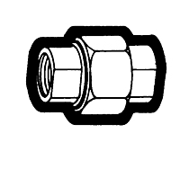 Pipe Union 1/8" (3pc)
