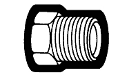 1/4 Inv Flare Nut