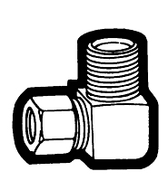 3/8 X 1/2 Male Elbow