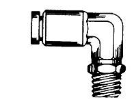 1/4 X 1/8 Push In Sw Male Elbow