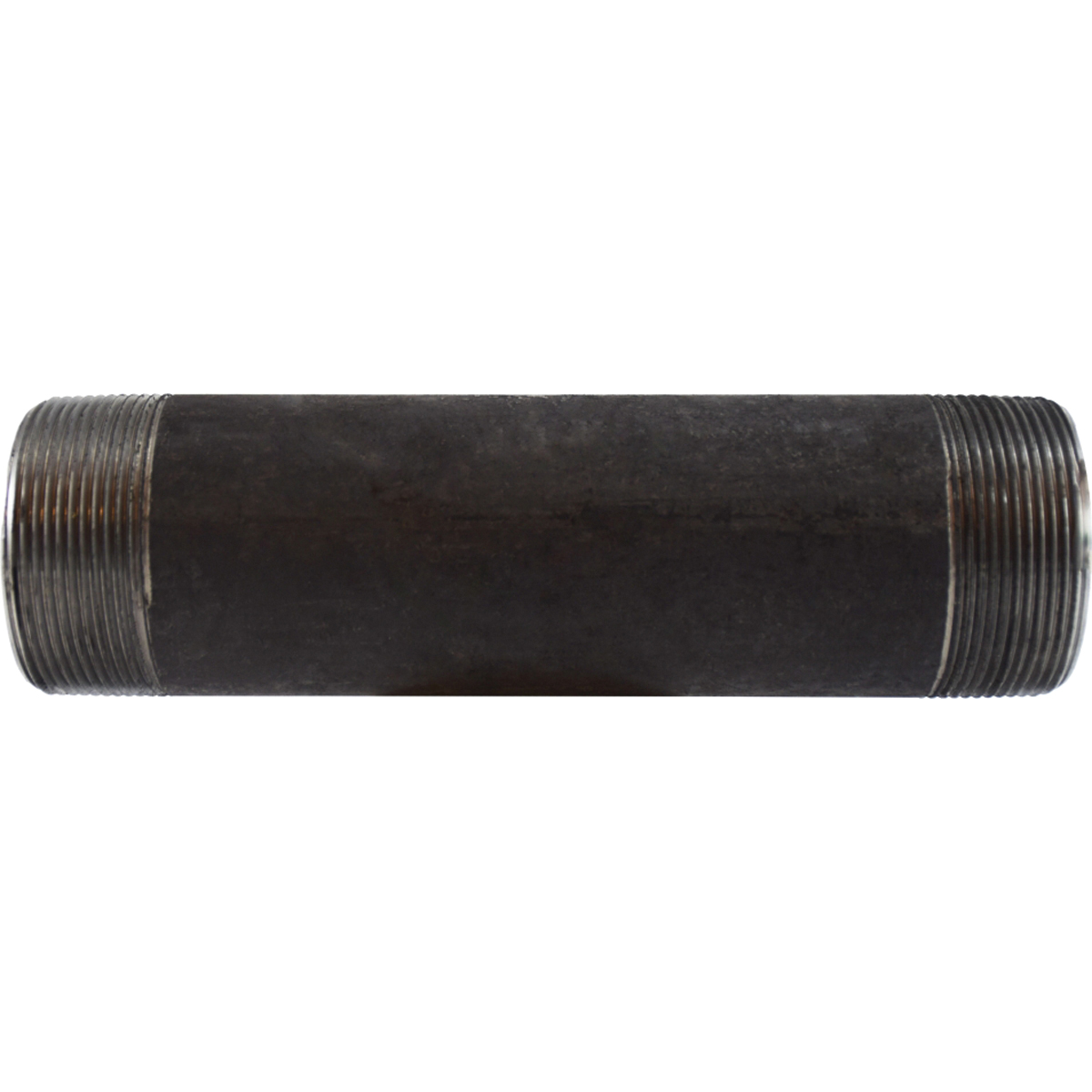 Sch80 Black Malleable Long Nipple 2" X 6"